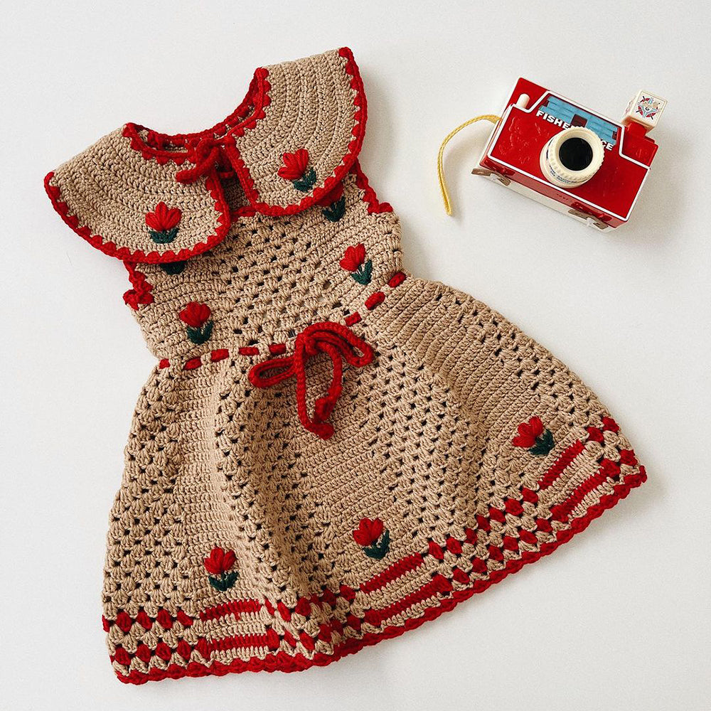 Kalinka Kids :: Carmel Dress Sand – The Front Shop