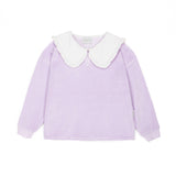 Mipounet :: Manuela Cotton Velvet Sweatshirt Mauve