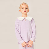 Mipounet :: Manuela Cotton Velvet Sweatshirt Mauve