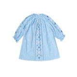 Lali Kids :: Crocus Dress In Airy Blue Linen