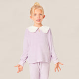 Mipounet :: Manuela Cotton Velvet Sweatshirt Mauve