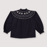 The New Society :: Pune Blouse Midnight Navy