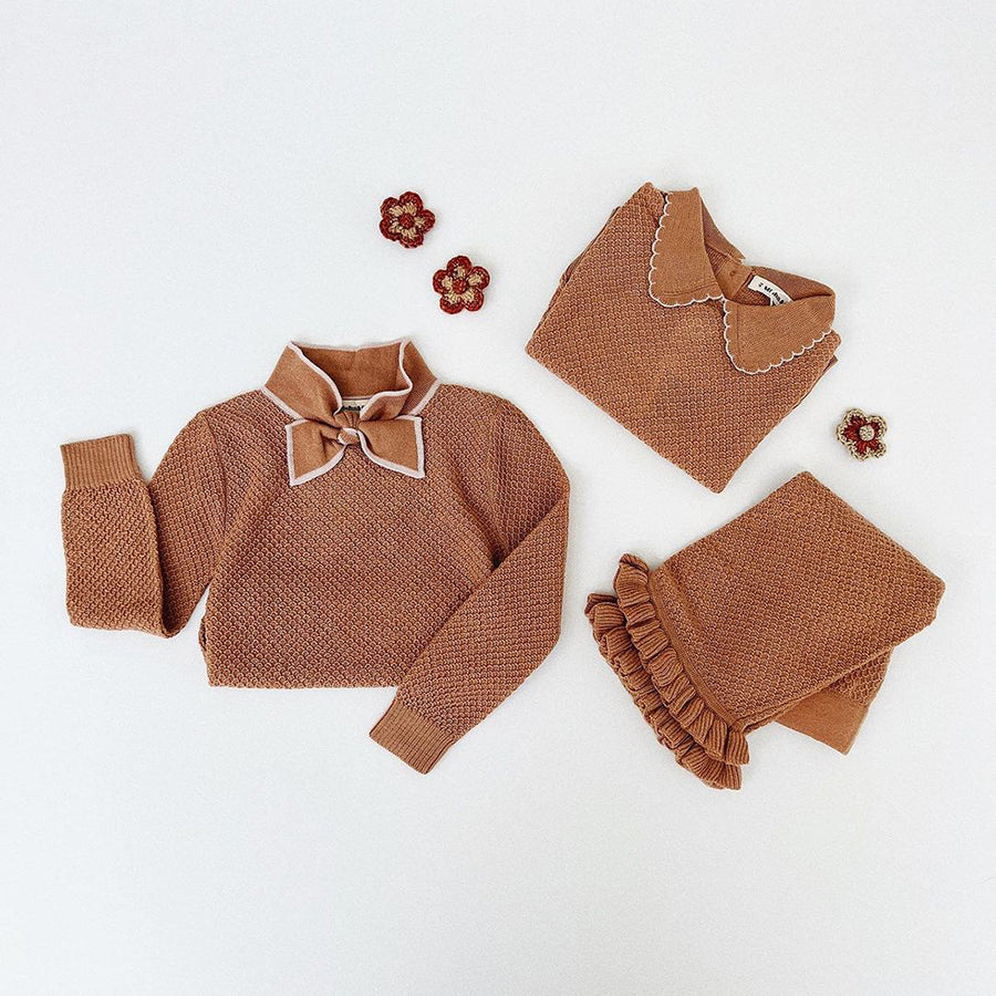 Misha And Puff :: Bow Ruffle Pant Rose Gold – The Front Shop