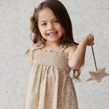 Jamie Kay :: Organic Cotton Eveleigh Dress Chloe Floral Egret