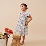 Louise Misha :: Dress Carlina Blue River Checks