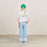 The Animals Observatory :: Rooster Kid T-Shirt Soft Blue