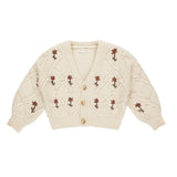 Rylee & Cru :: Boxy Cardigan Winter Floral Embroidery