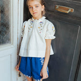 Lali Kids :: Paperbag Shorts In Agean Blue