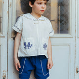 Lali Kids :: Birch Shorts In Agean Blue