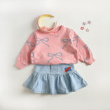 Tinycottons :: Bows Sweatshirt Peach