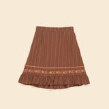 Apolina :: Veronica Skirt Winter Stripe Hazel