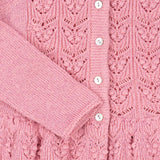 Konges Sloejd :: Cabby Frill Cardigan Powder Pink