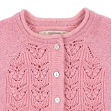 Konges Sloejd :: Cabby Frill Cardigan Powder Pink