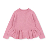 Konges Sloejd :: Cabby Frill Cardigan Powder Pink