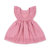 Konges Sloejd :: Cabby Knit Dress Powder Pink