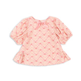 Konges Sloejd :: Ava Ss Blouse Gots  Lacy Pink