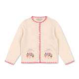 Konges Sloejd :: Collette Knit Cardigan Off White/Pink