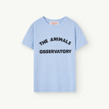 The Animals Observatory :: Rooster Kid T-Shirt Soft Blue